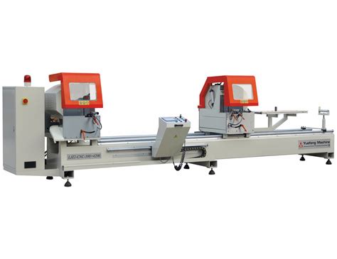 aluminum windows cnc double head cutting machine|CNC Two Head Cutting Machine For Aluminum.